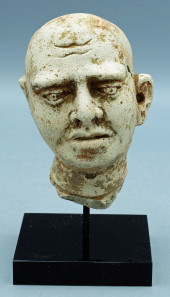 GANDHARAN STUCCO HEAD FROM THE