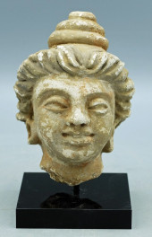 GANDHARAN STUCCO HEAD - INDUS