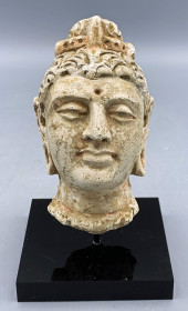 GANDHARAN STUCCO HEAD - INDUS