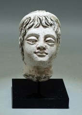 GANDHARAN STUCCO HEAD - INDUS