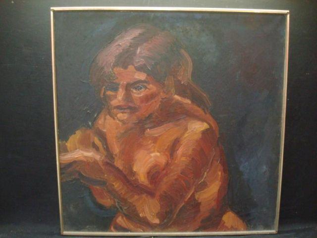 GAON, SImon. 1964 O/C of Nude
