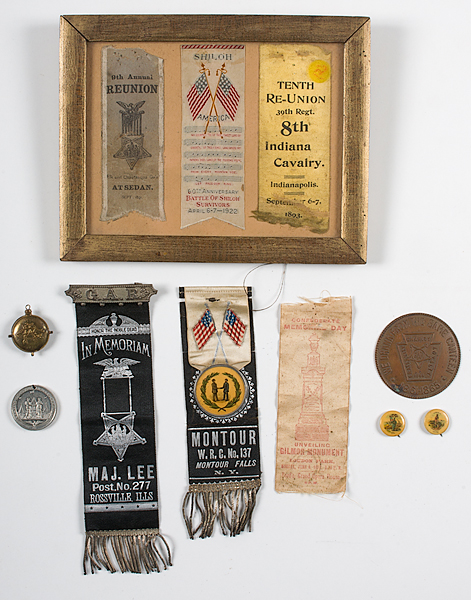 GAR Reunion Ribbons Buttons &