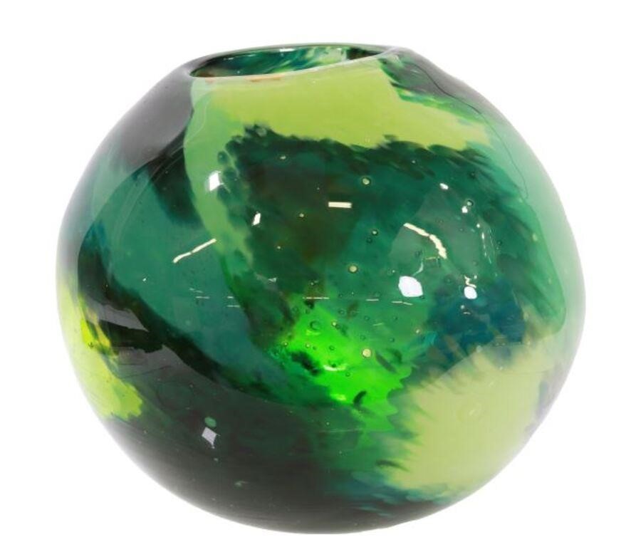 GARCIA STUDIO ART GLASS VESSEL, SAN
