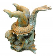 GARDEN: CAST WHITE METAL SCULP
