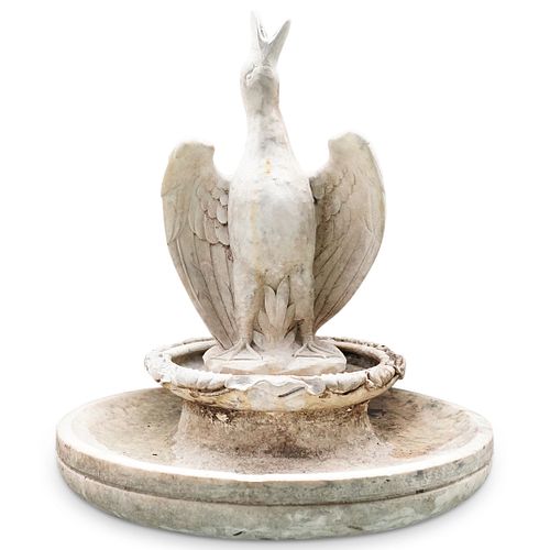 GARDEN FIGURAL DUCK MARBLE
