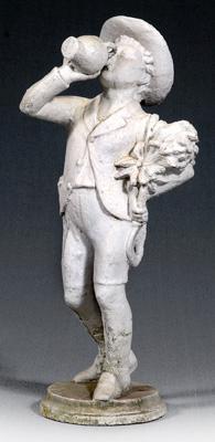 Garden figure, painted