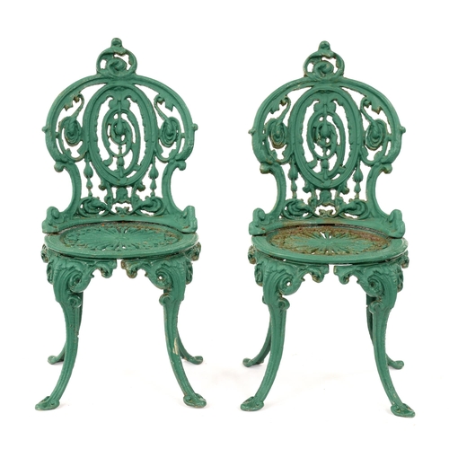 Garden furniture. A pair of