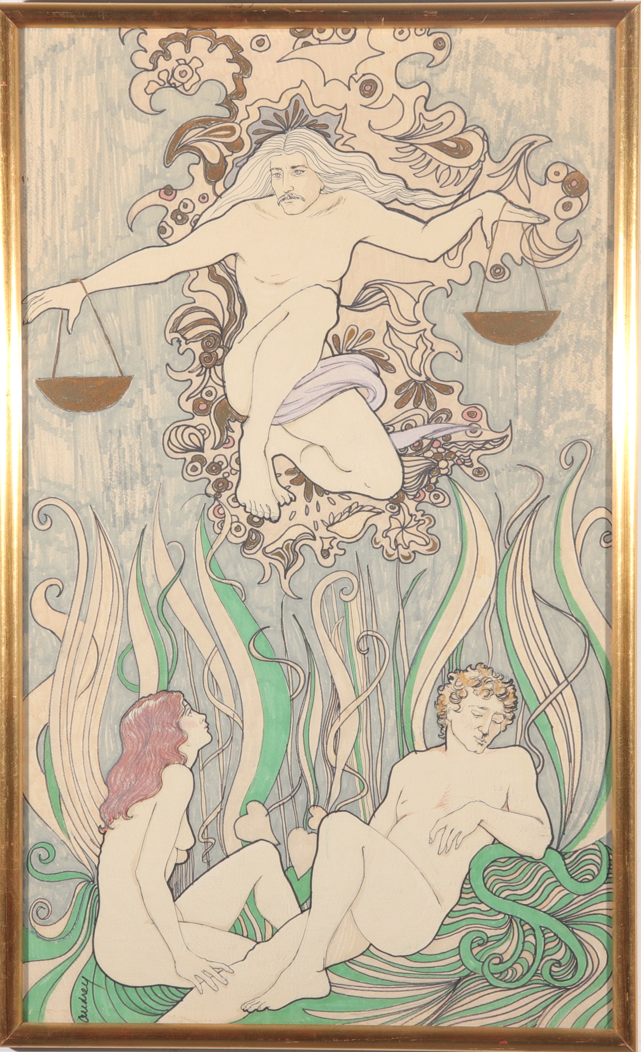 "GARDEN OF EDEN" ART NOUVEAU
