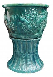 GARDEN: OVERSIZED GREEN GLAZED