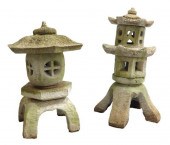 GARDEN: PAIR OF ASIAN STONE GA