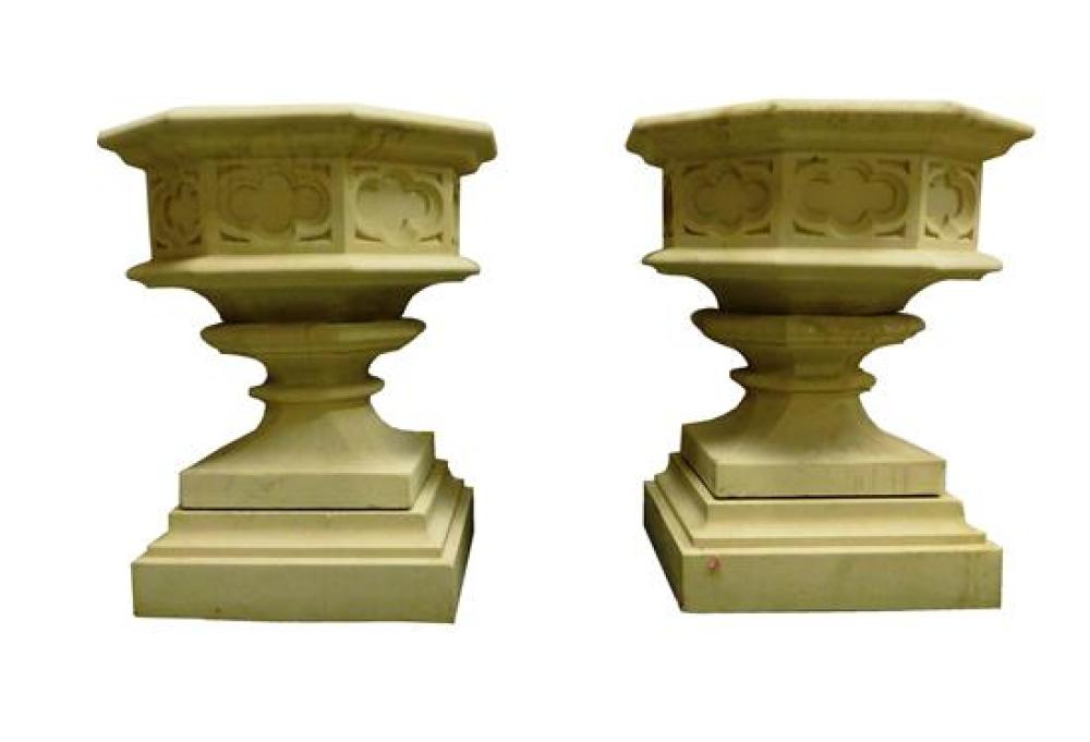 GARDEN: PAIR OF LARGE