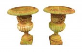 GARDEN: PAIR OF LARGE FRENCH S