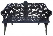GARDEN: PATIO BENCH, 20TH C.,