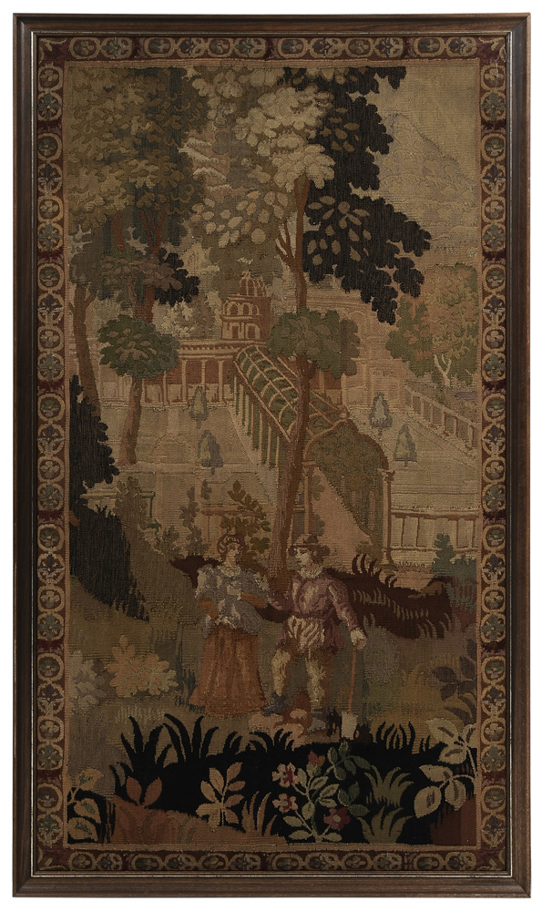 Garden Scene Tapestry probably