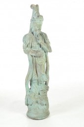 GARDEN STATUE.  Probably China