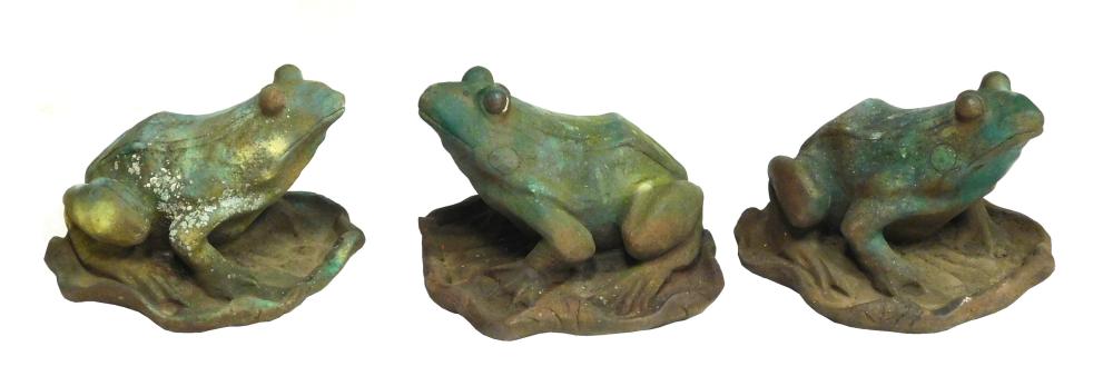 GARDEN: THREE LARGE TREE FROG