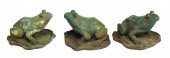GARDEN: THREE LARGE TREE FROG