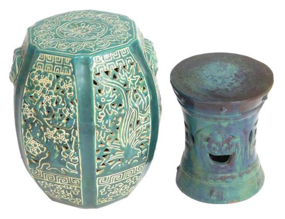 GARDEN: TWO STONEWARE GARDEN
