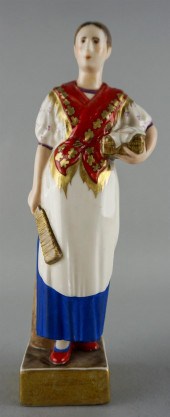 GARDNER FACTORY PORCELAIN FIGU