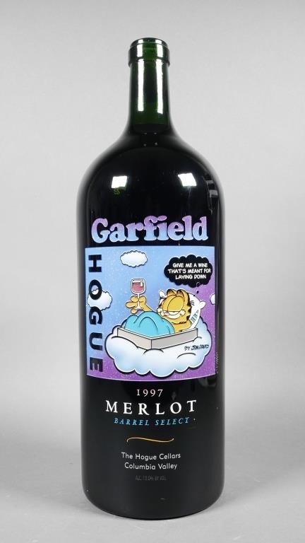 GARFIELD WINE BOTTLE MAGNUM, RARE