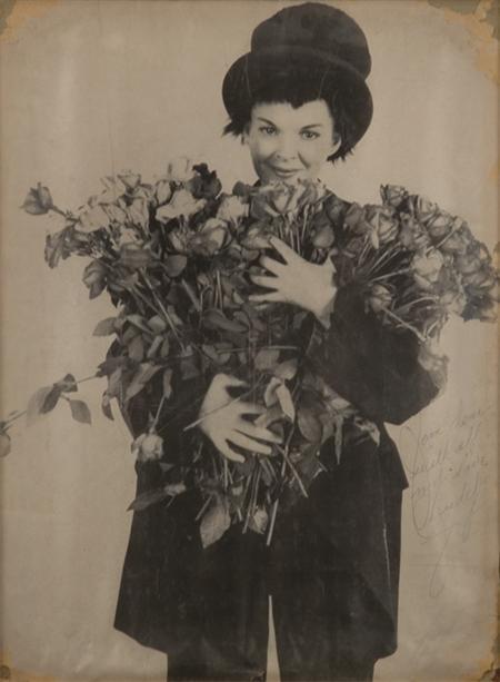 GARLAND, JUDY Inscribed