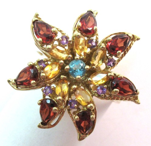 GARNET AMETHYST CITRINE AND