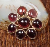 GARNET AND FOURTEEN KARAT YELL