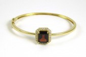 GARNET, DIAMOND AND FOURTEEN K