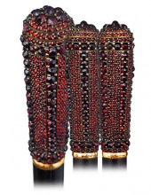 GARNET DRESS CANECa. 1860-Stra