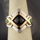 GARNET, PERIDOT AND FOURTEEN K