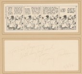 Garry Trudeau autographed note