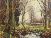 Garstin Cox (1892-1933) oil on