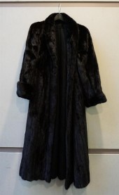 GARTENHAUS BROWN MINK COATGart