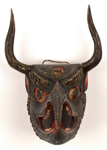 GARUDA MASK, TIBET OR BHUTAN,
