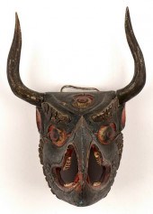GARUDA MASK, TIBET OR BHUTAN,