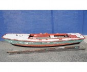 Garvey Skiff wooden rowing and