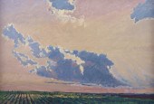 GARY BOWLING UNTITLED OIL ON M