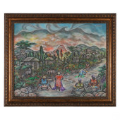 GARY FONG 20C HAITIAN FOLK ART