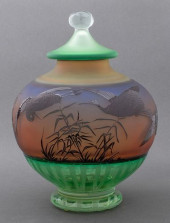 GARY GENETTI COVERED GLASS VAS