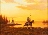GARY KAPP (B.1942)Indian encam