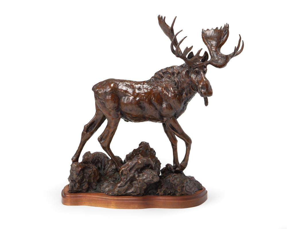 GARY SCHILDT, (B. 1938), "MOOSE,"