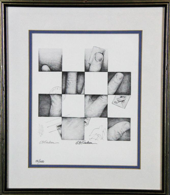 Gary Trudeau Lithograph On