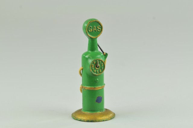 GAS PUMP Arcade cast iron painted