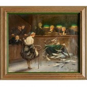 GASTON HOFFMANN, OIL ON CANVAS