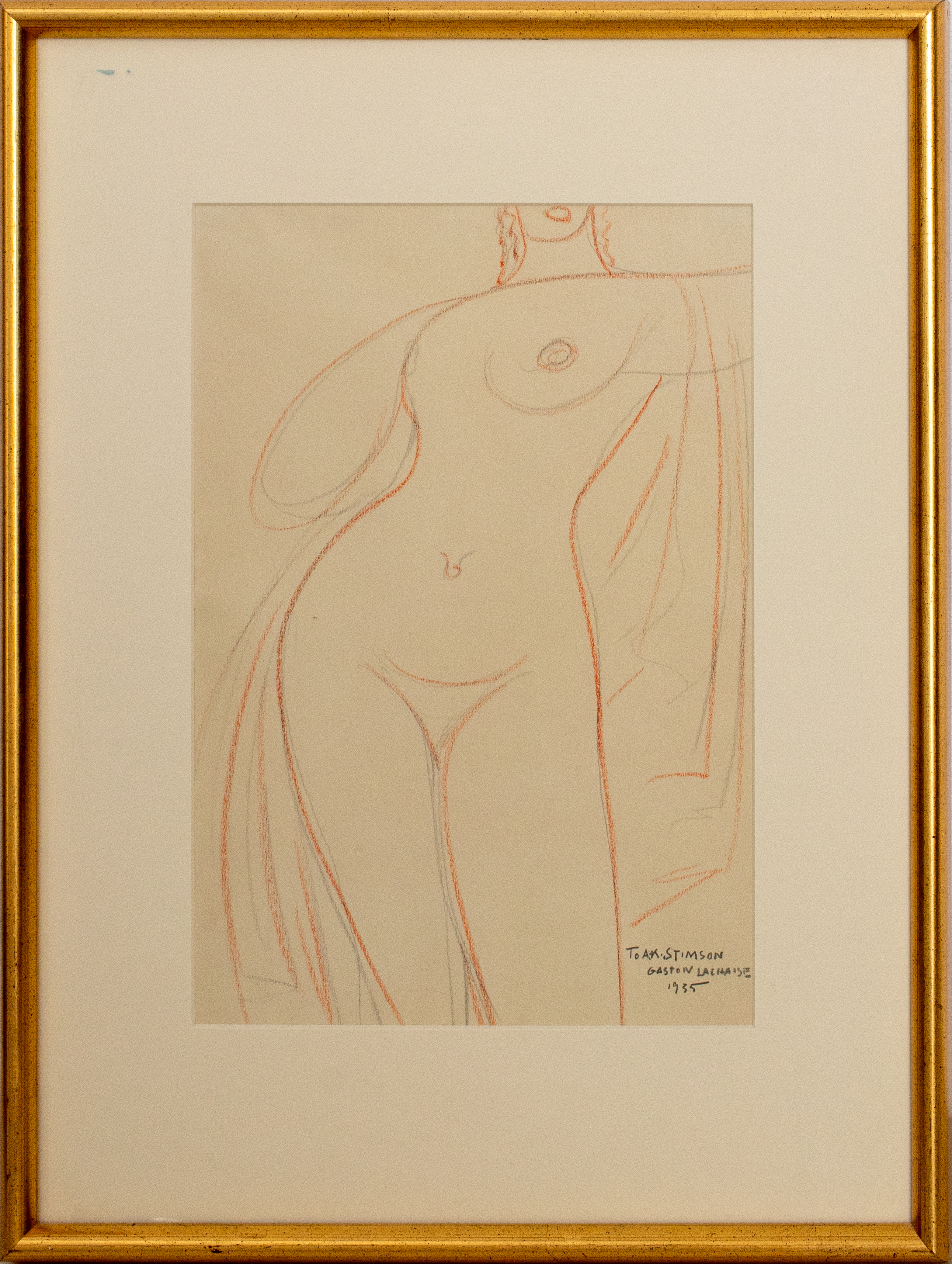 GASTON LACHAISE FEMALE NUDE