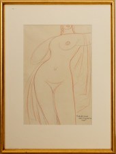 GASTON LACHAISE FEMALE NUDE GR