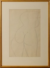 GASTON LACHAISE FEMALE NUDE GR