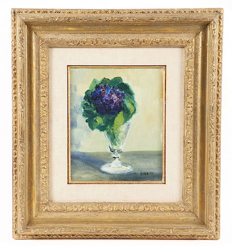 GASTON SEBIRE, "PETIT BOUQUET," OIL