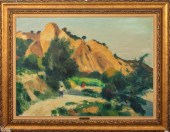 GASTON SEBIRE "ROUTE EN ROUSIL