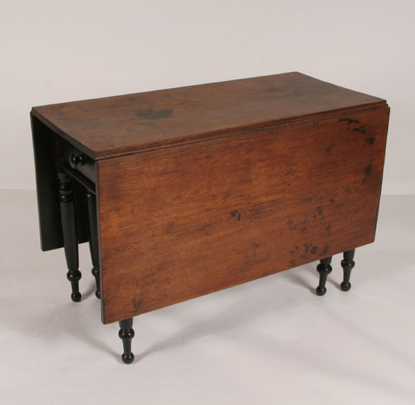 Gate leg drop leaf table; single
